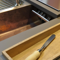 Utilisation de couleurs neutres pour une cuisine intemporelle Saint-Just-Luzac