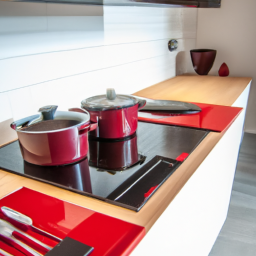 Utilisation de matériaux bruts pour une cuisine industrielle La Roche-Vineuse